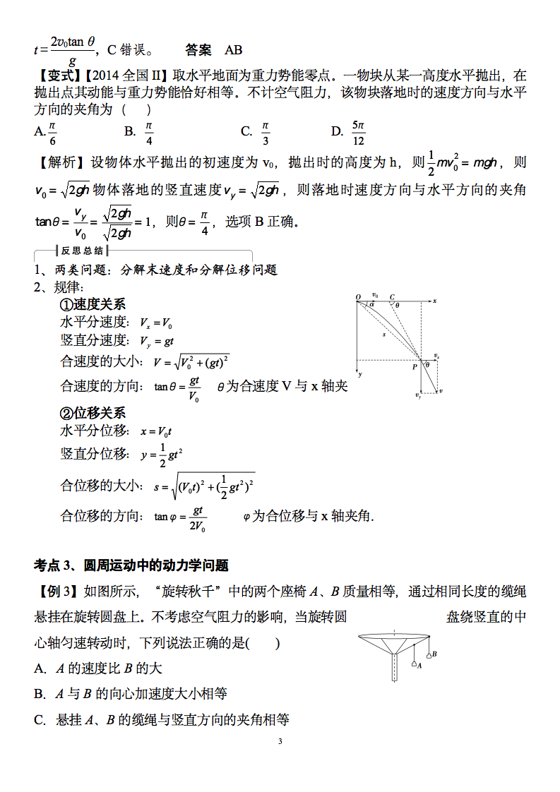 高考百日冲刺：我将高中物理重点题型解析，汇成35页笔记，收藏好