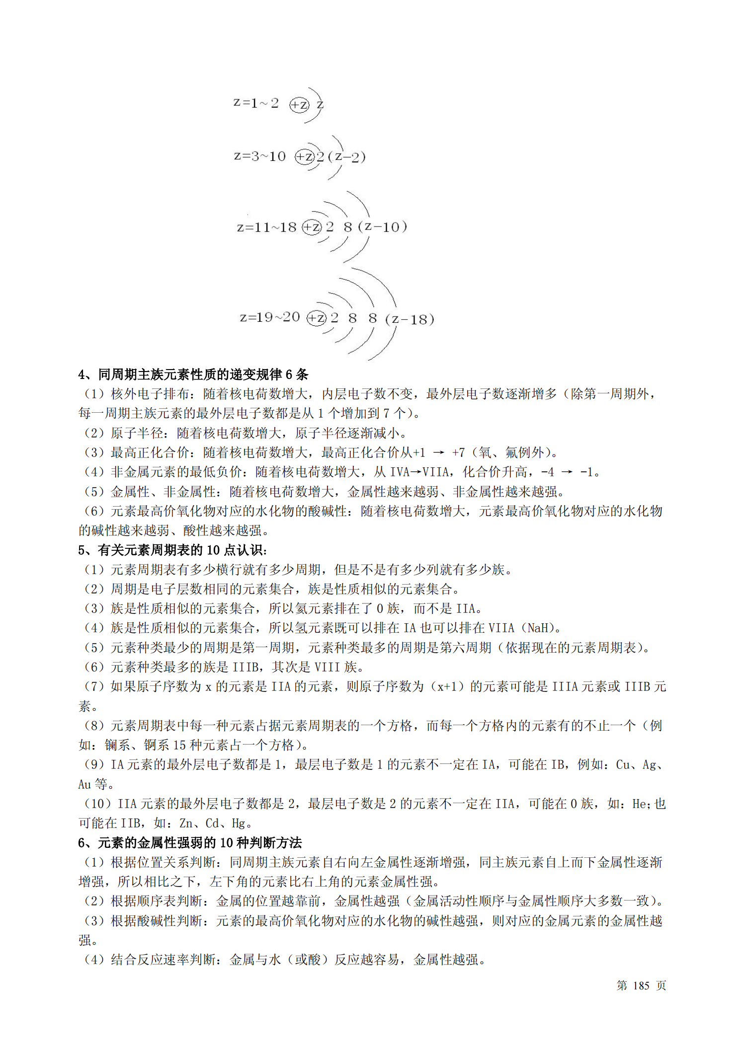 高考倒计时59：我汇总了高中化学元素周期律知识点，家长记得打印