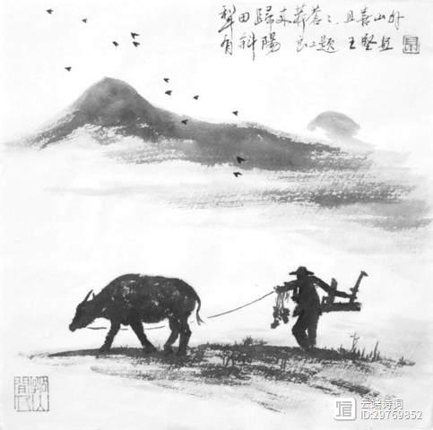 崔道融的一首小诗，全诗仅20个字，却准确地描绘出农人夜耕的情景